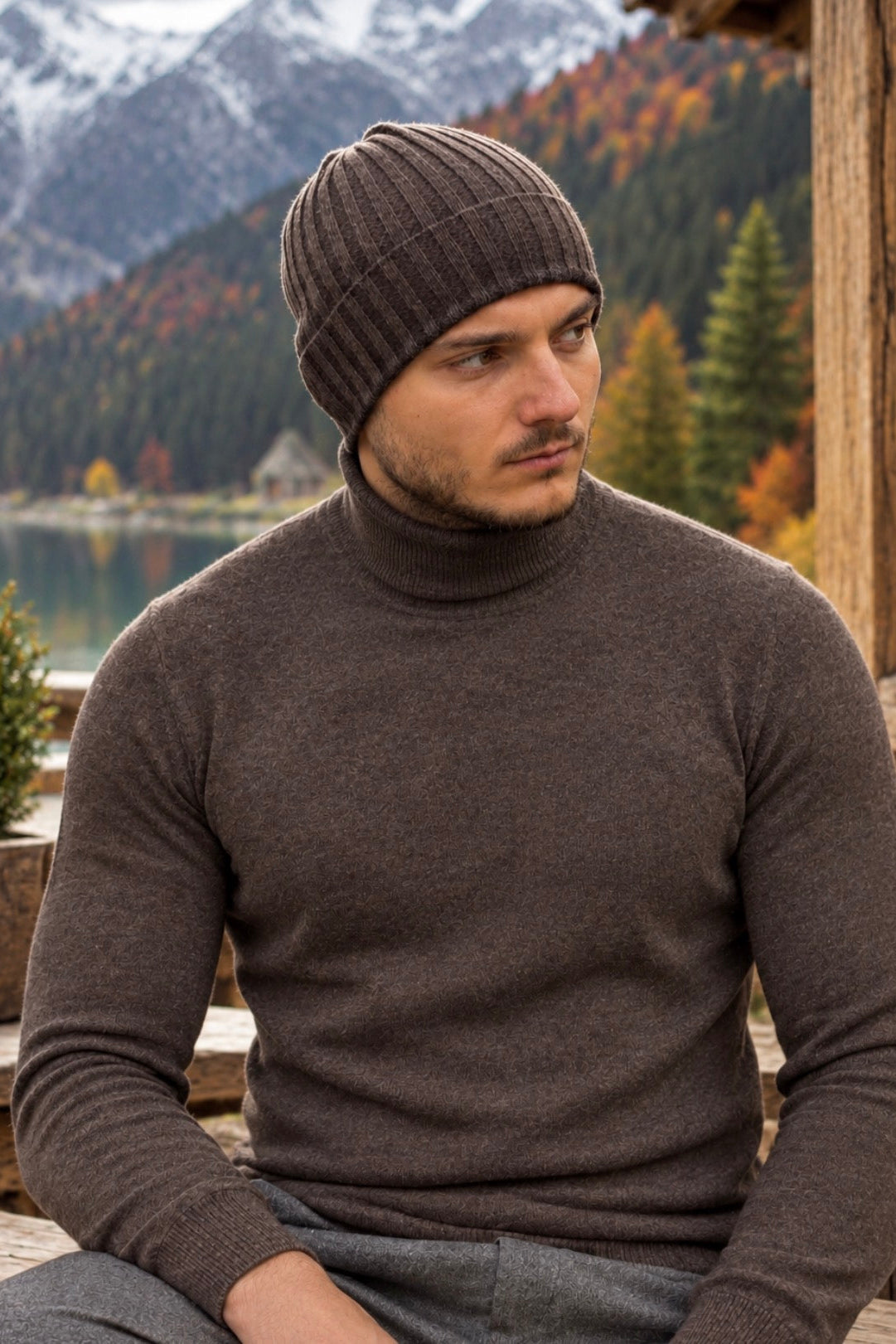 Pull col roulé "DOLCE VITA"